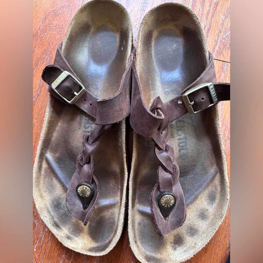 Birkenstock Women's Dark Brown Braided Sandals